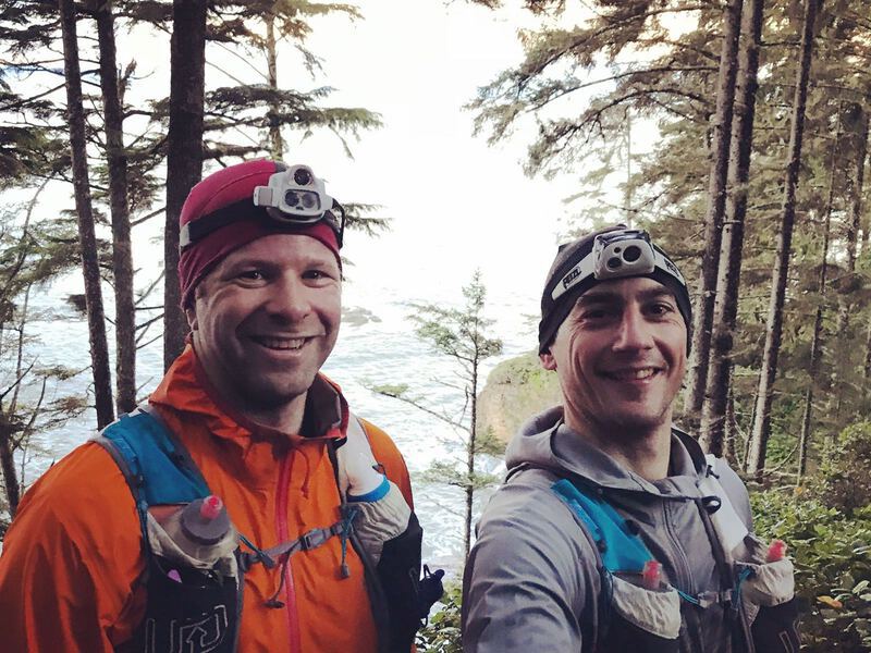 Andy and Kyle on the Juan de Fuca Trail